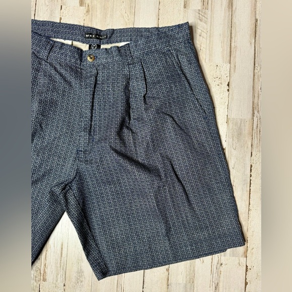 Nike Golf Shorts Mens 36 Tennis Boat Yacht Vtg 80s 90s Y2K Grey Black Cotton - Picture 2 of 9